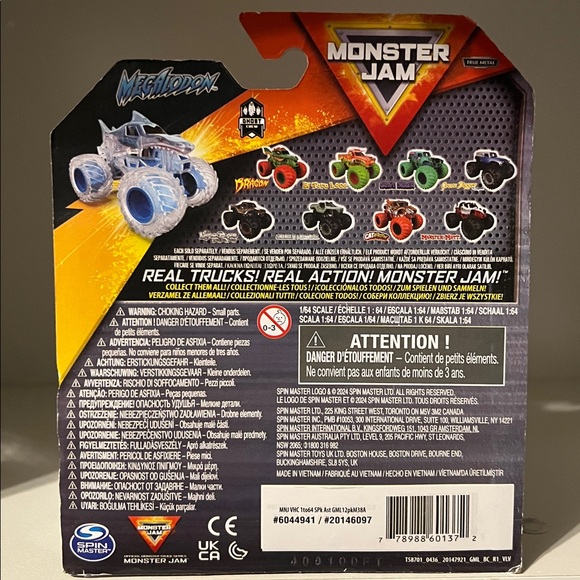 Monster Jam - OG Megalodon 2025 CHASE Series 38 / 1:64 Scale - Picture 2 of 2